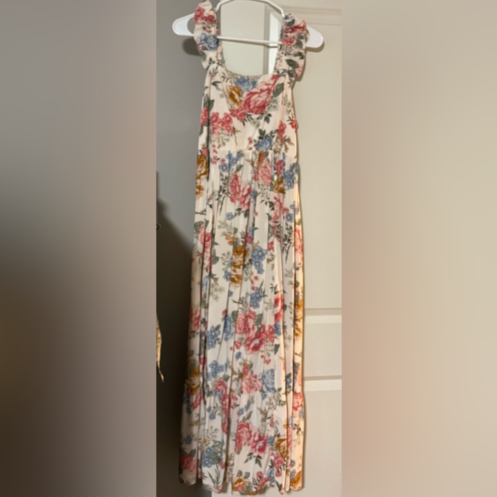 Torrid Floral Maxi Dress - Cream, Pink, Blue, Yellow